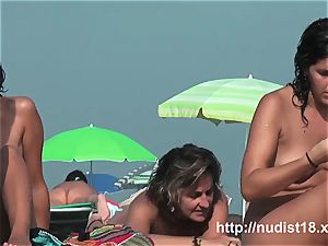 saw this girl on nude beach in Spain