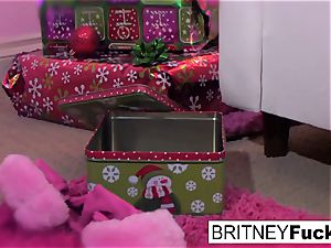 Britney finds a Christmas gift