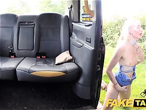 faux cab Golden douche for hot nymph followed rectal bang-out